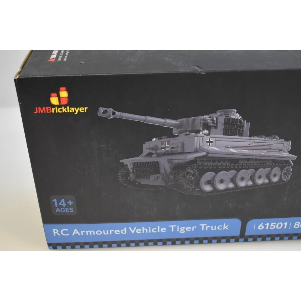 JMBricklayer 61501 RC Armoured Vehicle Tiger Tank Truck 800 Pieces New